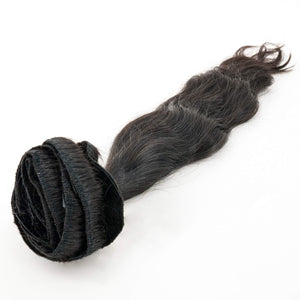 K's Indian Wavy Natural Black Clip-In Extensions