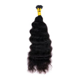 K's Indian Curly Natural Black I-Tip