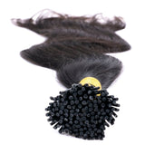 K's Indian Wavy Natural Black I-Tip