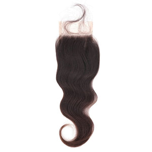 K's Raw Indian Wavy Transparent 5"x5" Closure